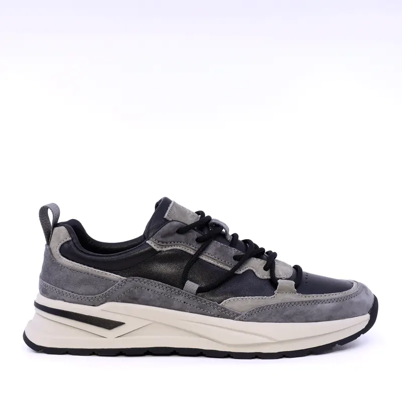 Sneakers bărbați gri din piele 1922BP5129VGR