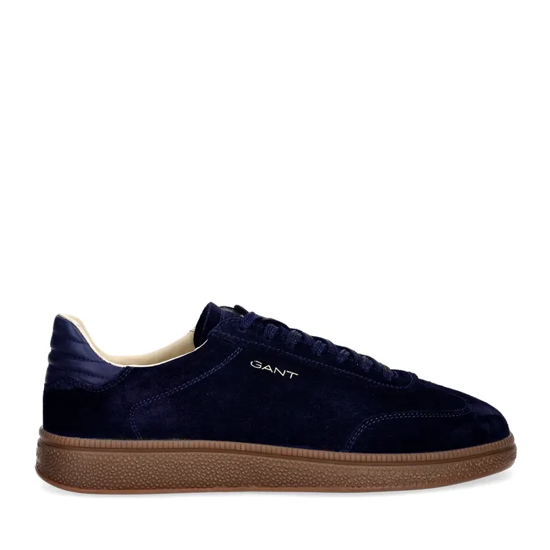 Sneakers bărbați Gant Cuzmo bleumarin din piele întoarsă 1742BP633370VBL
