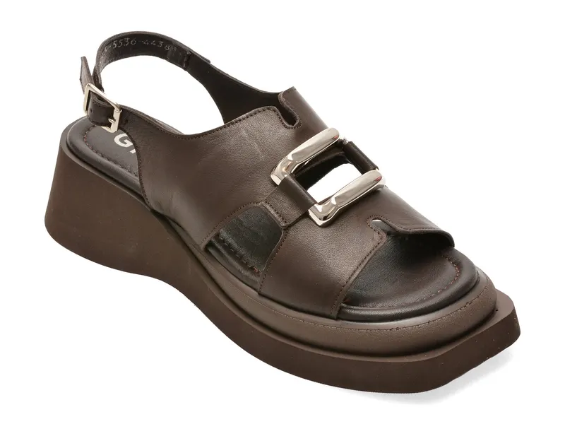 Sandale GRYXX maro, 2155536, din piele naturala