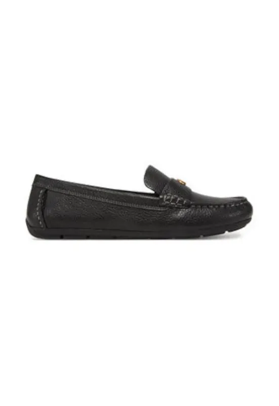 Mocasini dama - piele naturala - negru - confortabili -