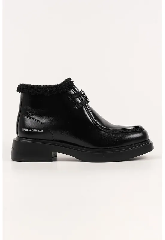 Ghete din piele - Negru