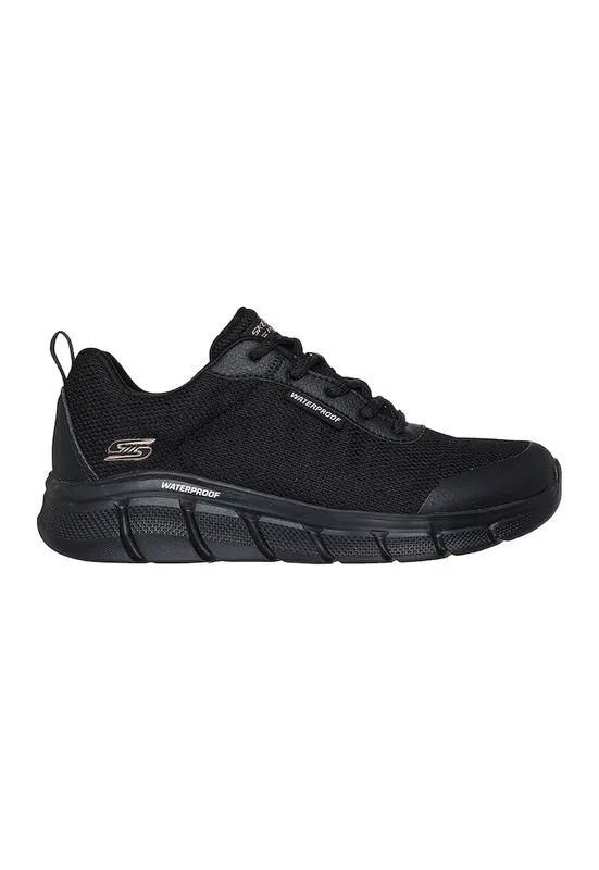 Pantofi sport Bobs Flex impermeabili cu talpa wedge - Negru