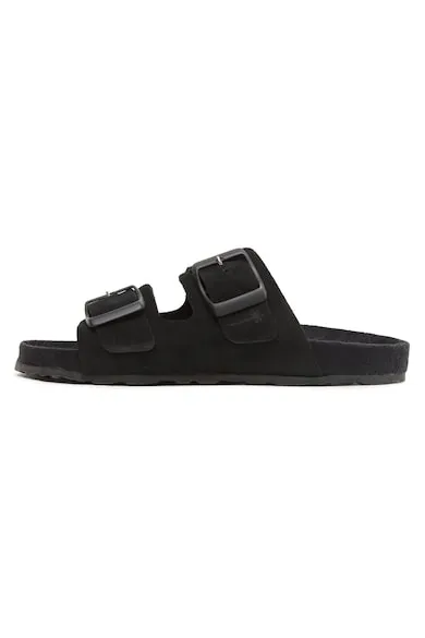 Slapi dama - TRAVELER NORDIC SANDALS K 1.0 - Piele naturala - Negru