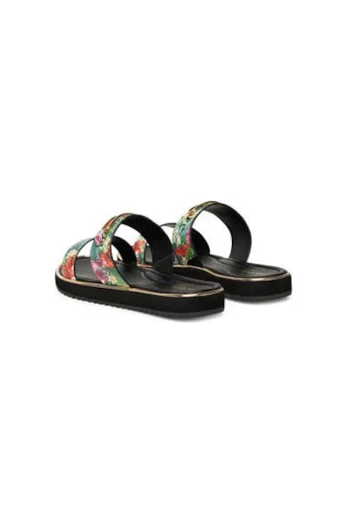 Slapi dama - 13966844 - Piele ecologica - Multicolor