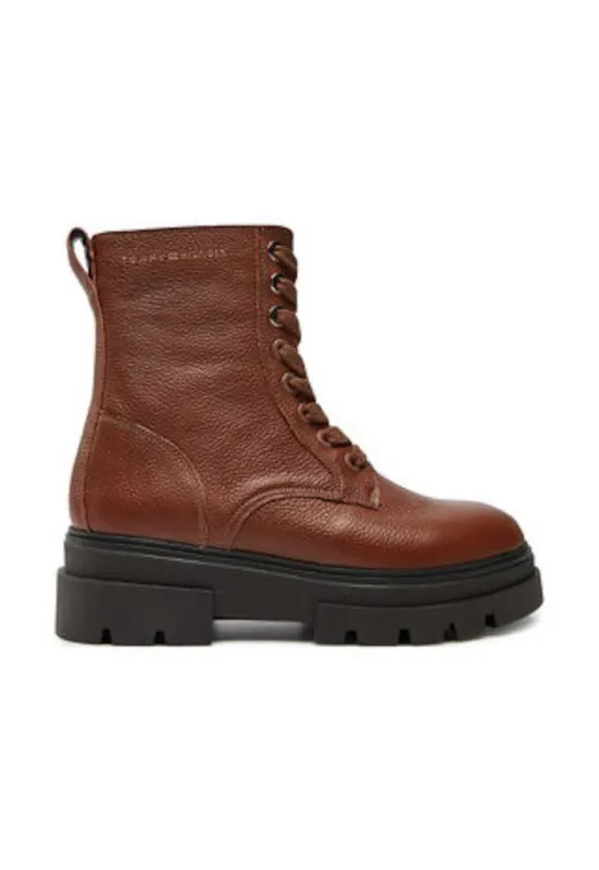 Botine dama - piele naturala - maro