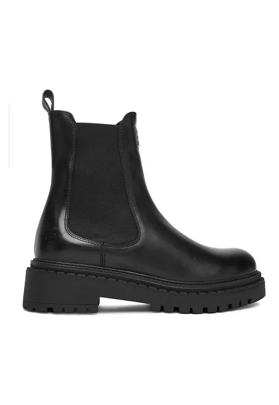 Botine Chelsea dama - G Star Raw - piele naturala - negru - izolate termic -