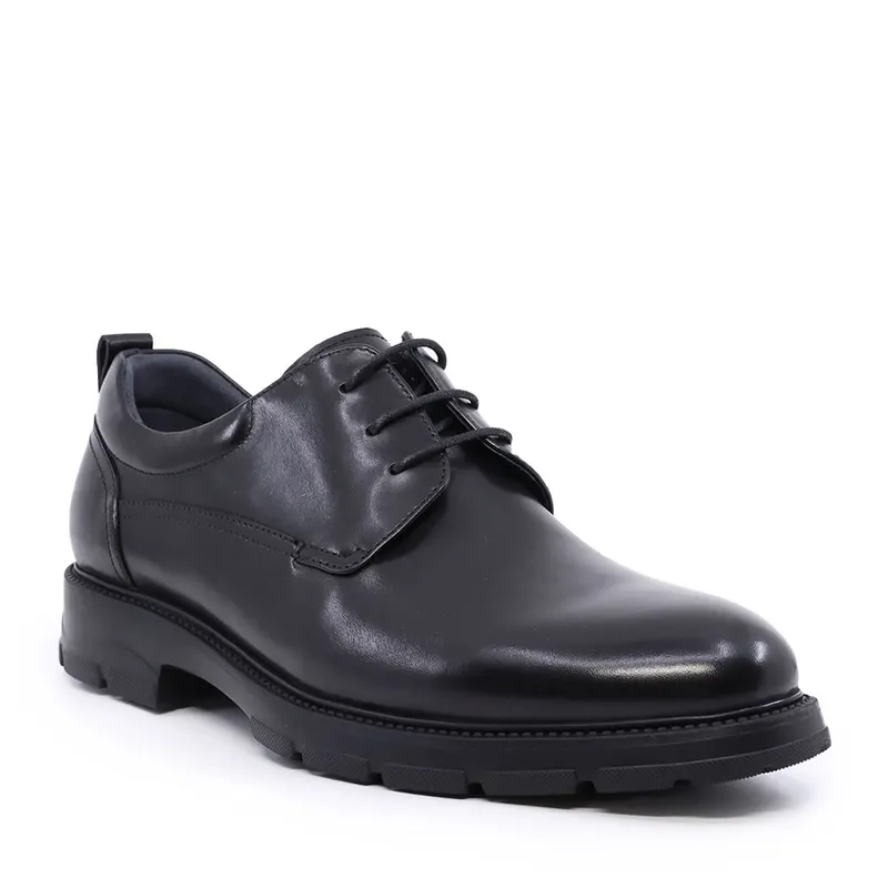 Pantofi derby bărbați Enzo Bertini negri din piele 1650BP3182N — imaginea 2