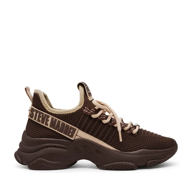 Sneakers femei Steve Madden Mac maro din textil 1462DPMac-EM