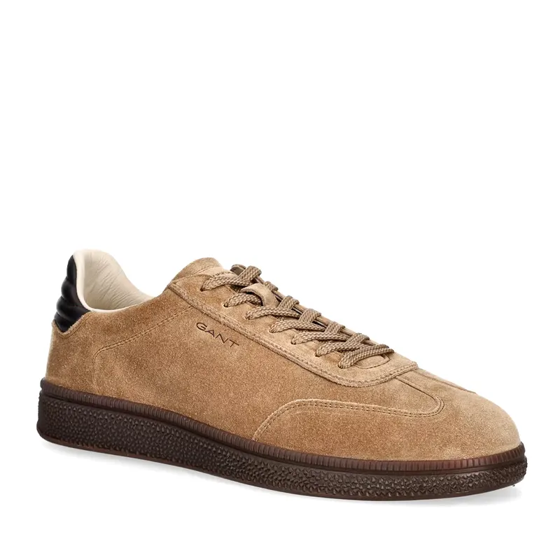Sneakers bărbați Gant Cuzmo bej din piele întoarsă 1742BP633370VBE — imaginea 2