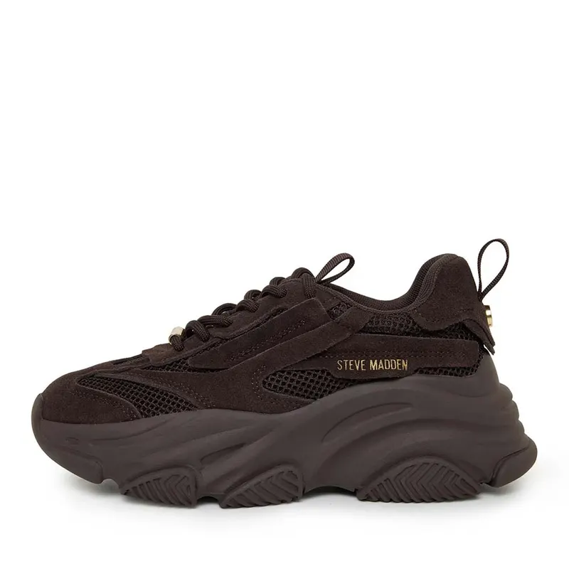 Sneakers Steve Madden Possesion maro din piele și textil 1462DPPOSSESSION-EVM