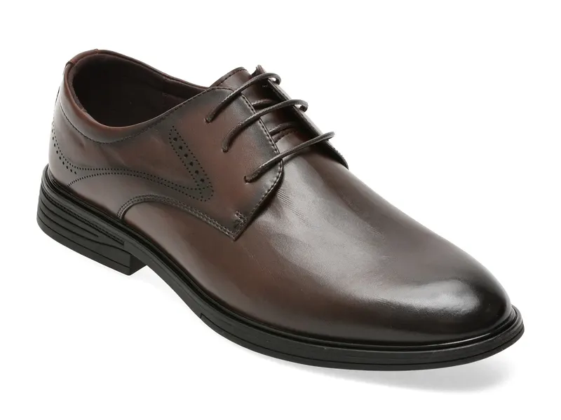 Pantofi eleganti BITE THE BULLET maro, T86232, din piele naturala
