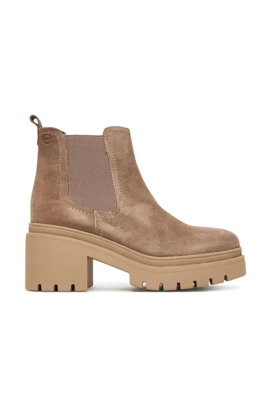 Ghete dama 305412188 - Piele naturala - Maro