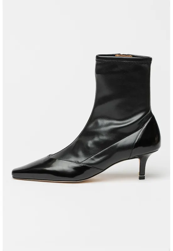 Botine cu varf ascutit Charlize - Negru