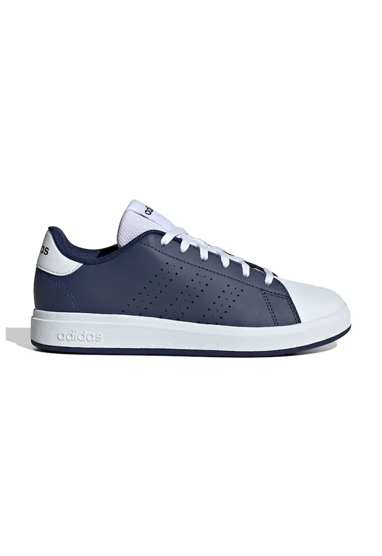 Pantofi sport de piele ecologica cu perforatii Advantage Base 2.0 - Bleumarin