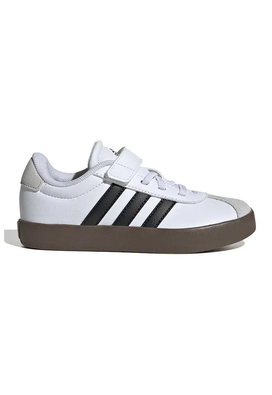 Pantofi sport VL Court 3.0 de piele intoarsa si piele - Alb
