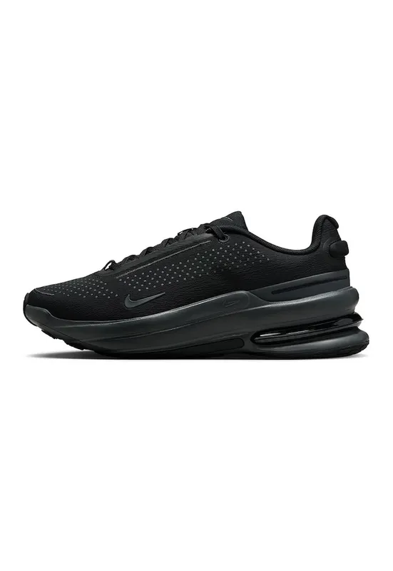 Pantofi sport Air Zoom Up Turn cu talpa wedge - Negru/Gri antracit