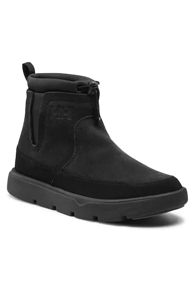 Ghete de iarna dama 11746 - Piele naturala - Negru