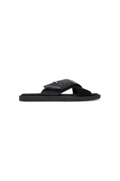 Slapi barbati 321-ART80-1014 - Piele naturala - 40 EU - Negru