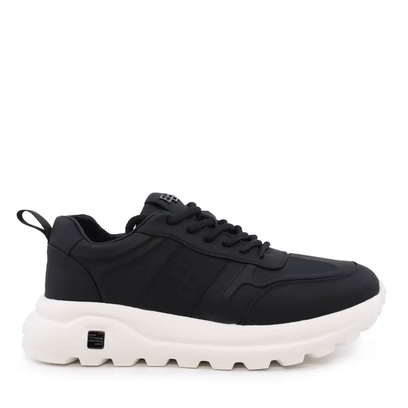 Sneaker ușori bărbați Enzo Bertini negri din piele 3661BP806N
