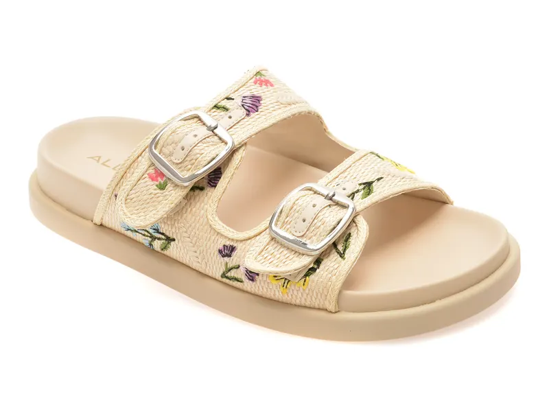 Papuci ALDO bej, BOHOCHIC 978, din material textil