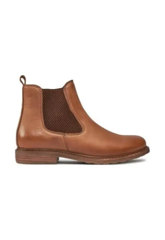 Botine dama 303142735 - Piele naturala - Maro -