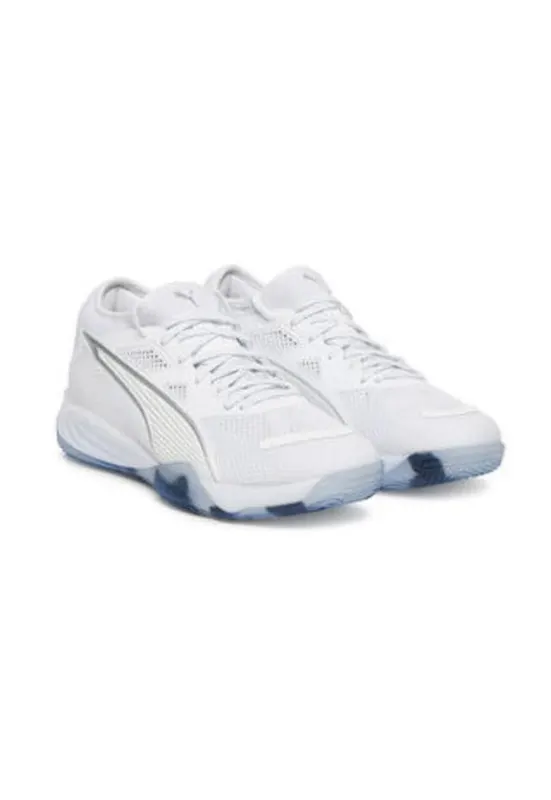Pantofi sport barbati - alb/albastru - material textil