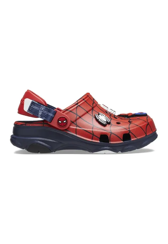 Saboti cu design Spiderman - Rosu/Bleumarin