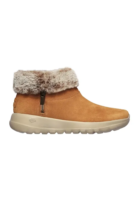 Ghete de piele nabuc On The Go Joy - Caramel