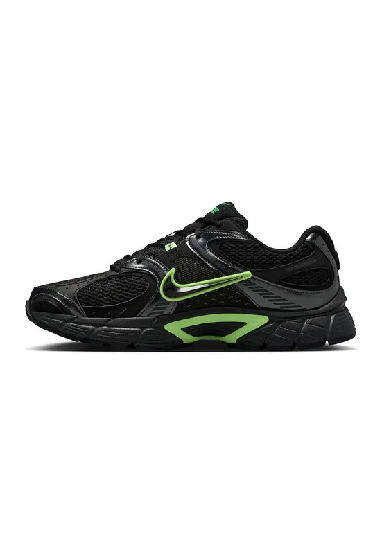Pantofi sport V5 RNR cu detalii reflectorizante - Negru/Verde lime