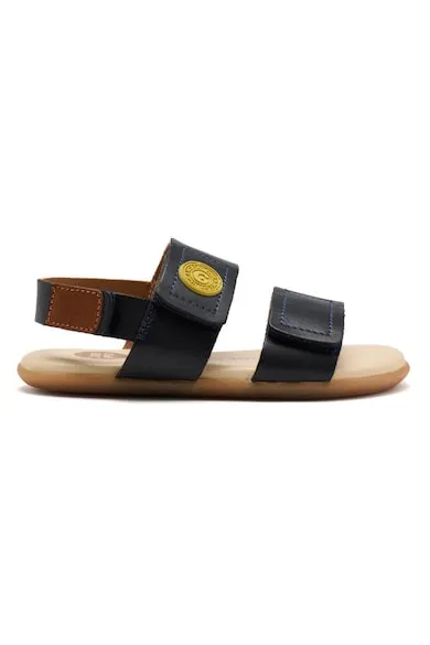 Sandale din piele cu inchidere velcro Lenroot - Albastru royal/Bleumarin