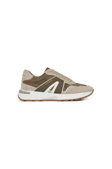 Pantofi sport barbati - ASBBLPM - Piele naturala - Maro