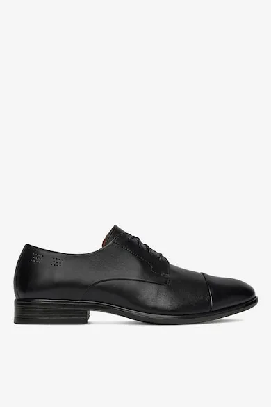 Pantofi barbati 5903698015514 - Piele naturala - Negru - Negru