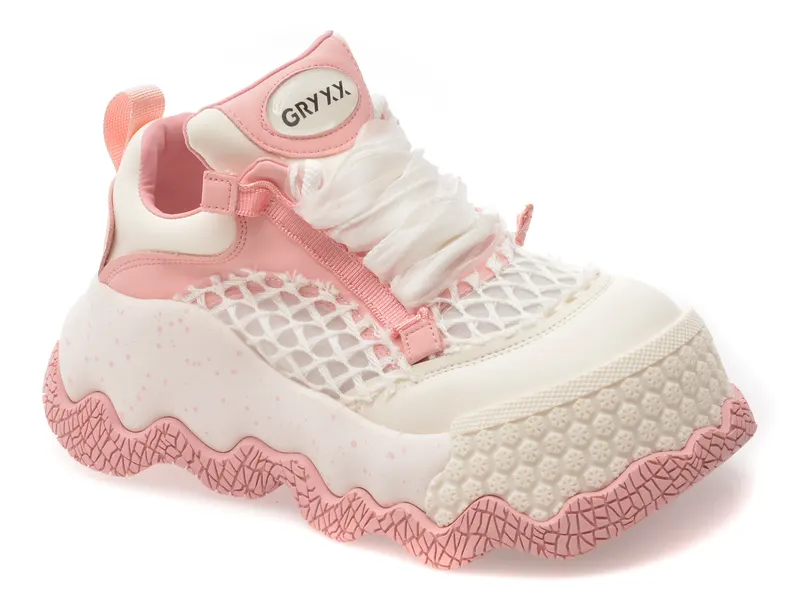Pantofi sport roz, 860, din material textil