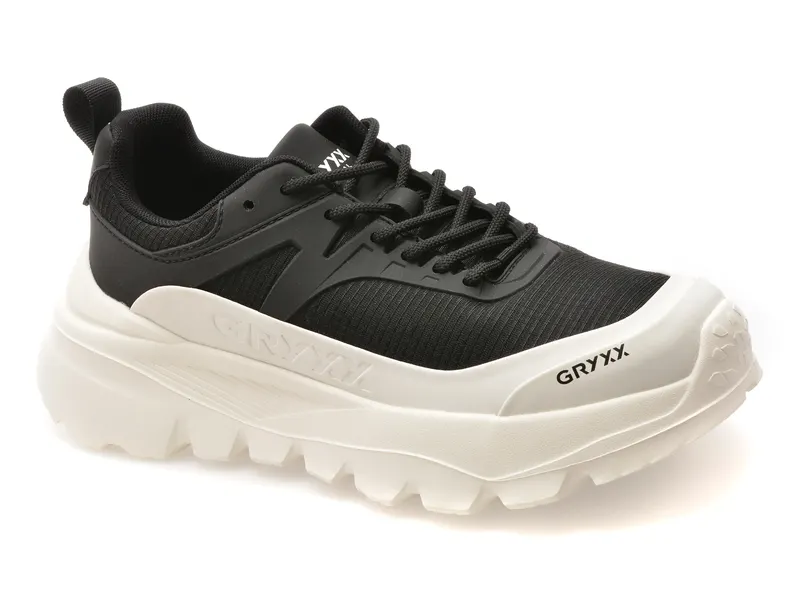 Pantofi sport negri, 9867, din material textil