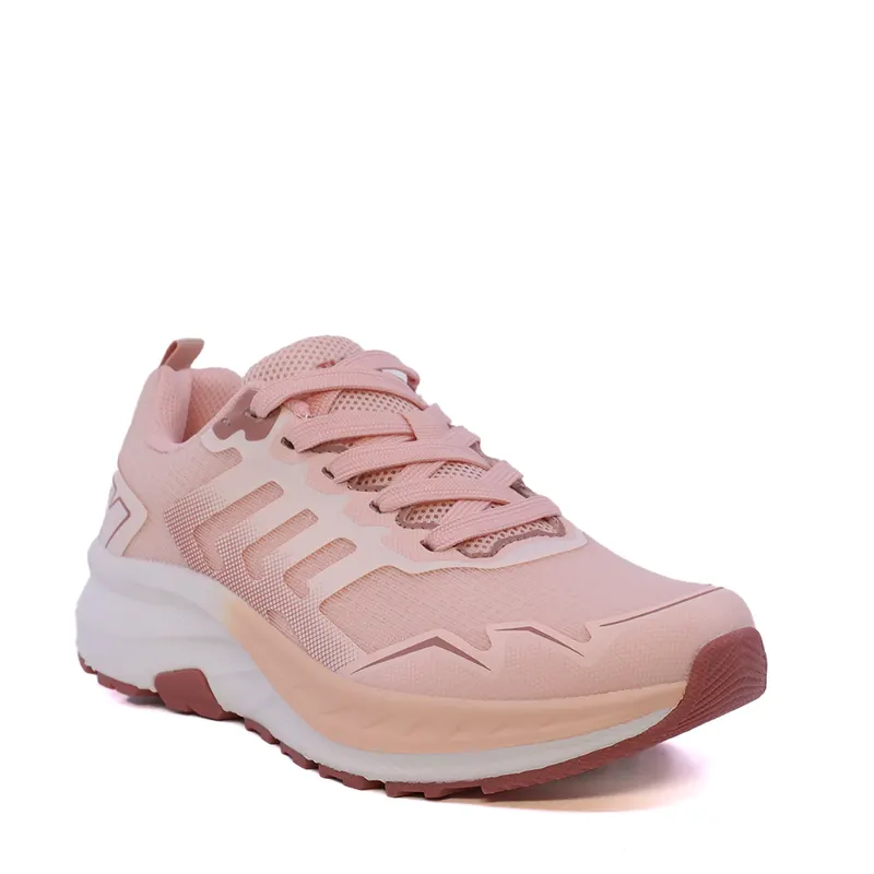 Sneakers ușori femei Thezeus roz din textil 3761DPS25627RO — imaginea 2