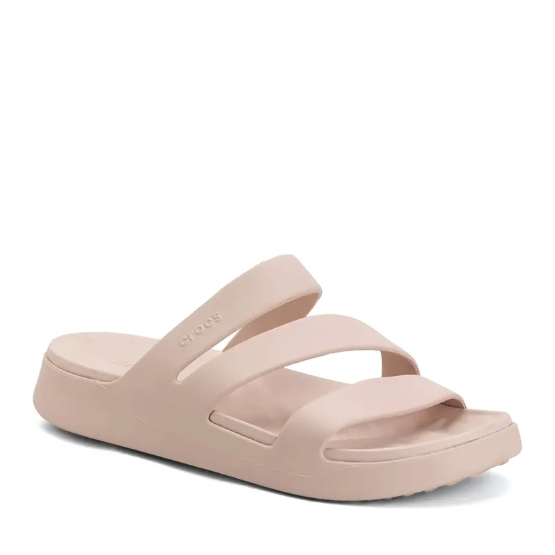 Papuci de plajă femei CROCS Getaway Srappy quartz 3891DSL209587RO — imaginea 2