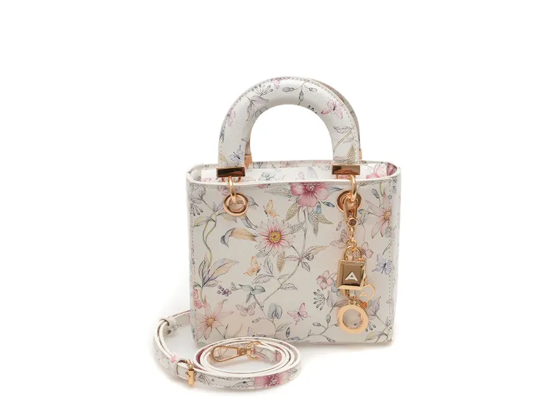 Geanta multicolor, FLORENSE 932, din piele ecologica