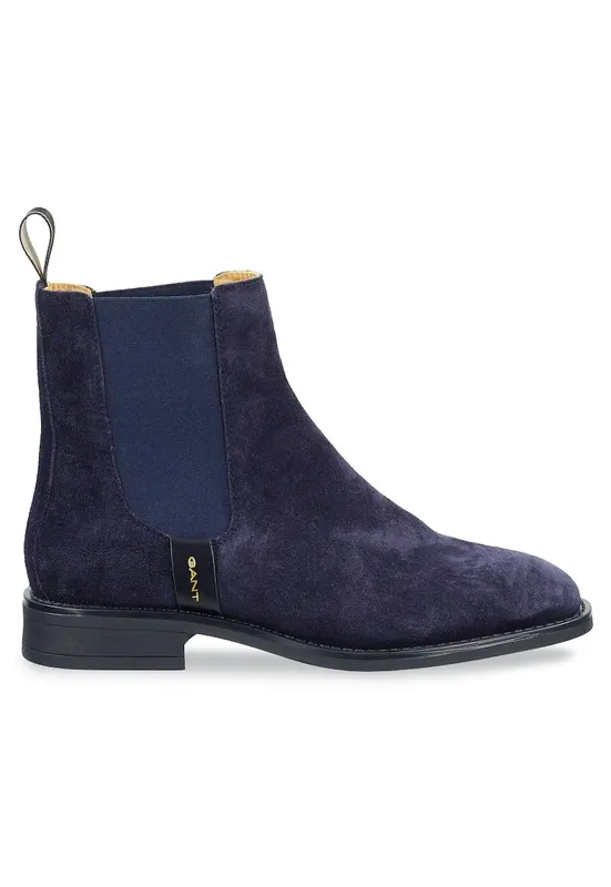 Botine dama 305604002 - Piele naturala - Albastru inchis