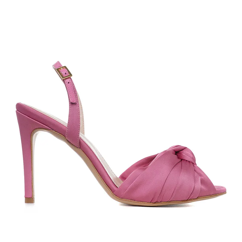 Sandale Sofia Satin, Rose