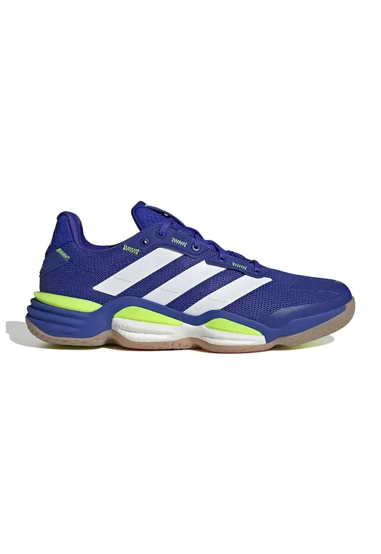 Pantofi Stabil 16 din plasa cu garnituri sintetice - Alb/Albastru royal/Verde lime