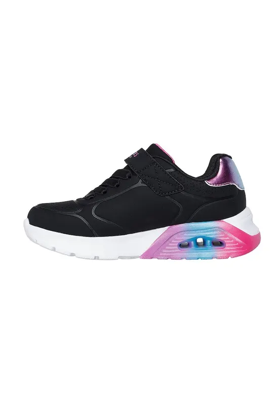 Pantofi sport de piele ecologica cu velcro Uno Lite 2.0 Vivid - Negru