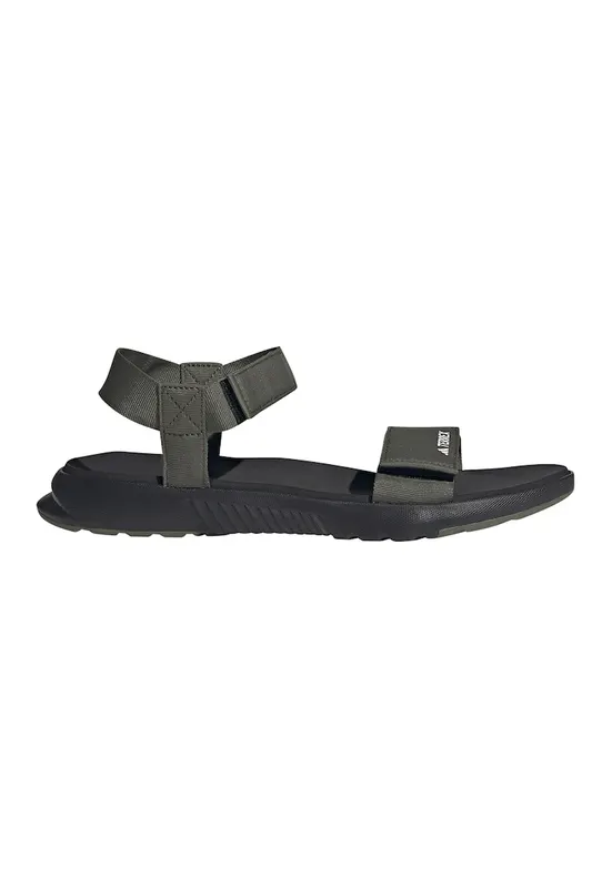 Sandale cu velcro si logo discret Terrex - Kaki