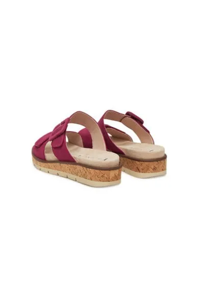Slapi dama - 9-27206-44 - Piele naturala - Roz - Roz