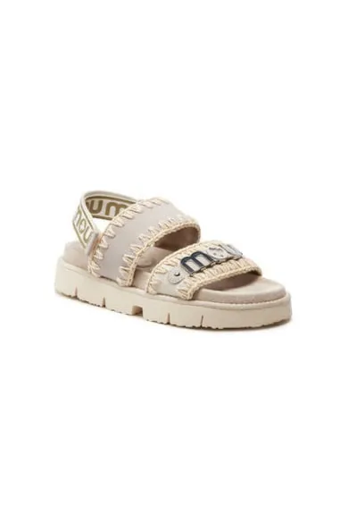 Sandale dama - MU.SW461001T - Textil - Bej