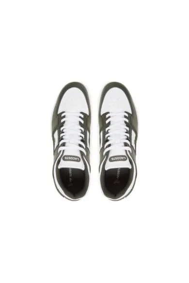 Pantofi sport barbati - 749SMA0037 - Piele naturala - 46 EU - Alb/Verde - Alb/Verde