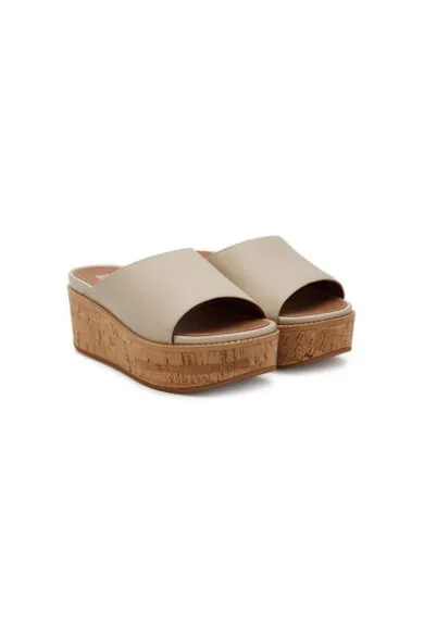 Papuci dama 305381033 - Piele naturala - Bej - Bej
