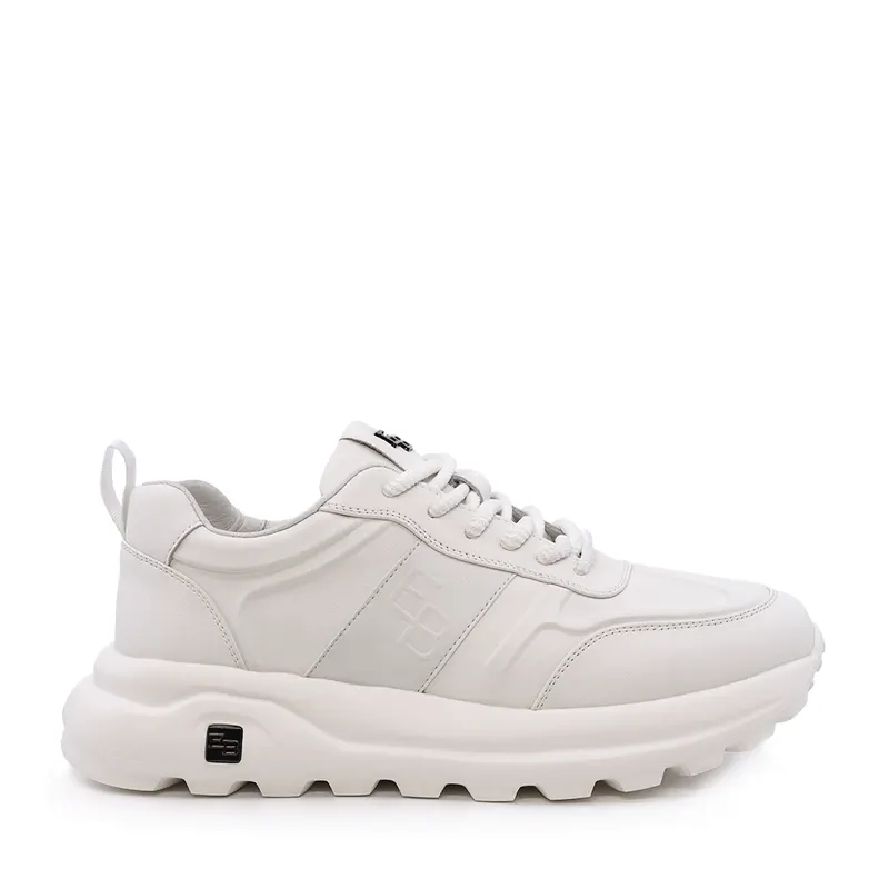 Sneaker ușori bărbați Enzo Bertini albi din piele 3661BP806A
