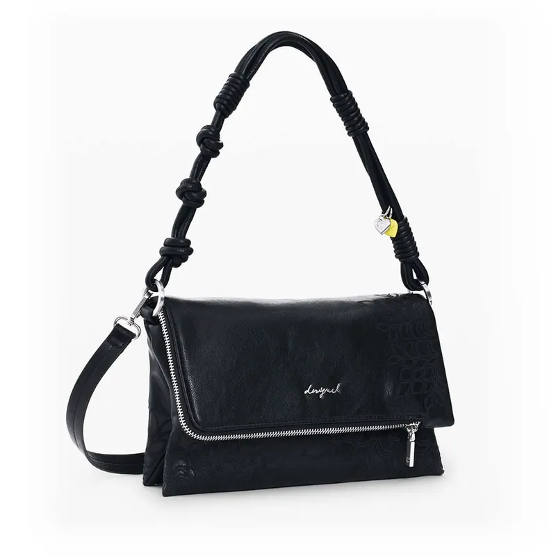 Poșetă crossbody femei DESIGUAL neagră 2181POSSSAXPAXN — imaginea 2