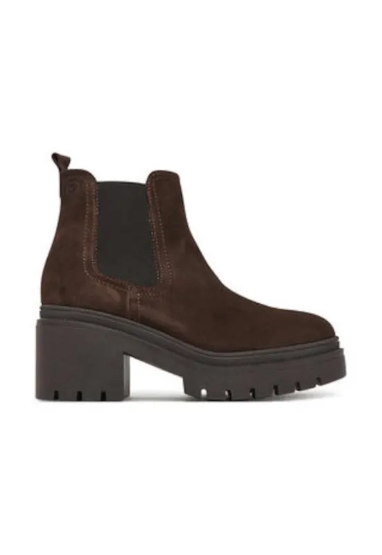 Ghete dama 305412201 - Piele naturala - Maro