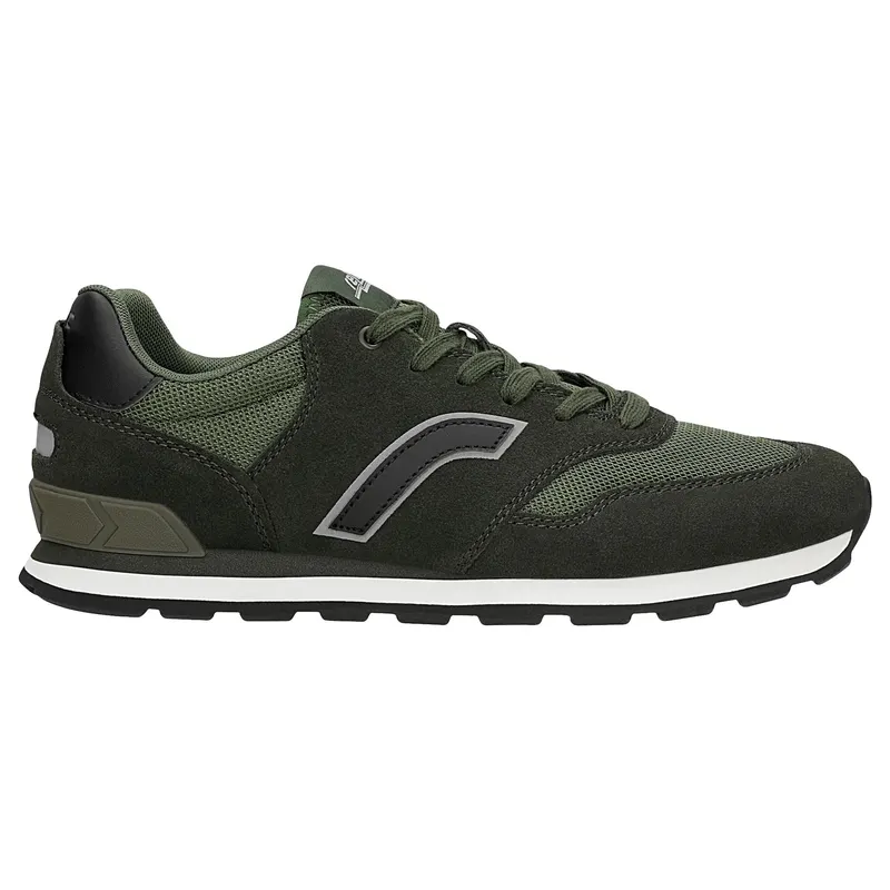 Sneakers RELAKS în culoarea verde închis